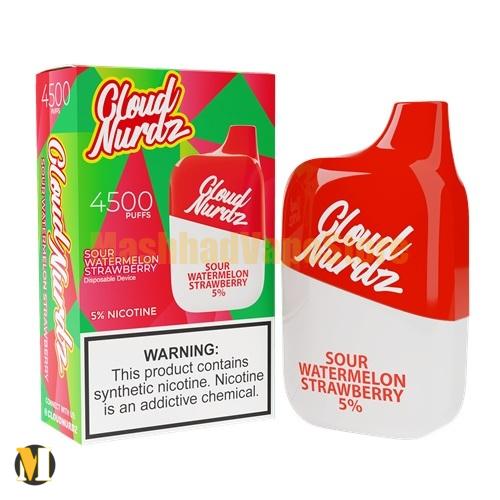 Cloud Nurdz Sour Watermelon Strawberry 4500 Puff